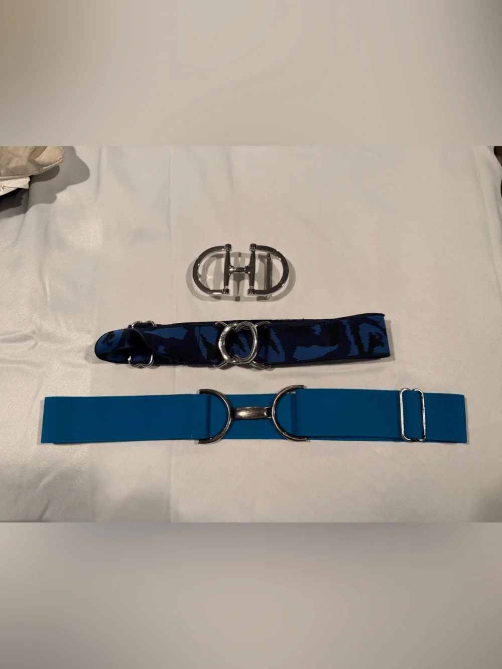 ALL 3!   LILO buckle and 2 adjustable riding belts with Silver Hardware